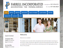 Tablet Screenshot of farrellinc.net